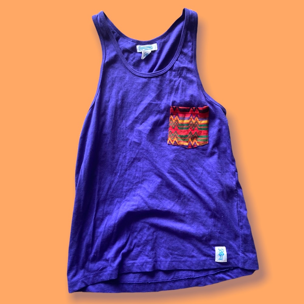 Character Hero Jacquard Pocket Tank Top